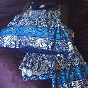 Comfy lounging pajama set, full length pants